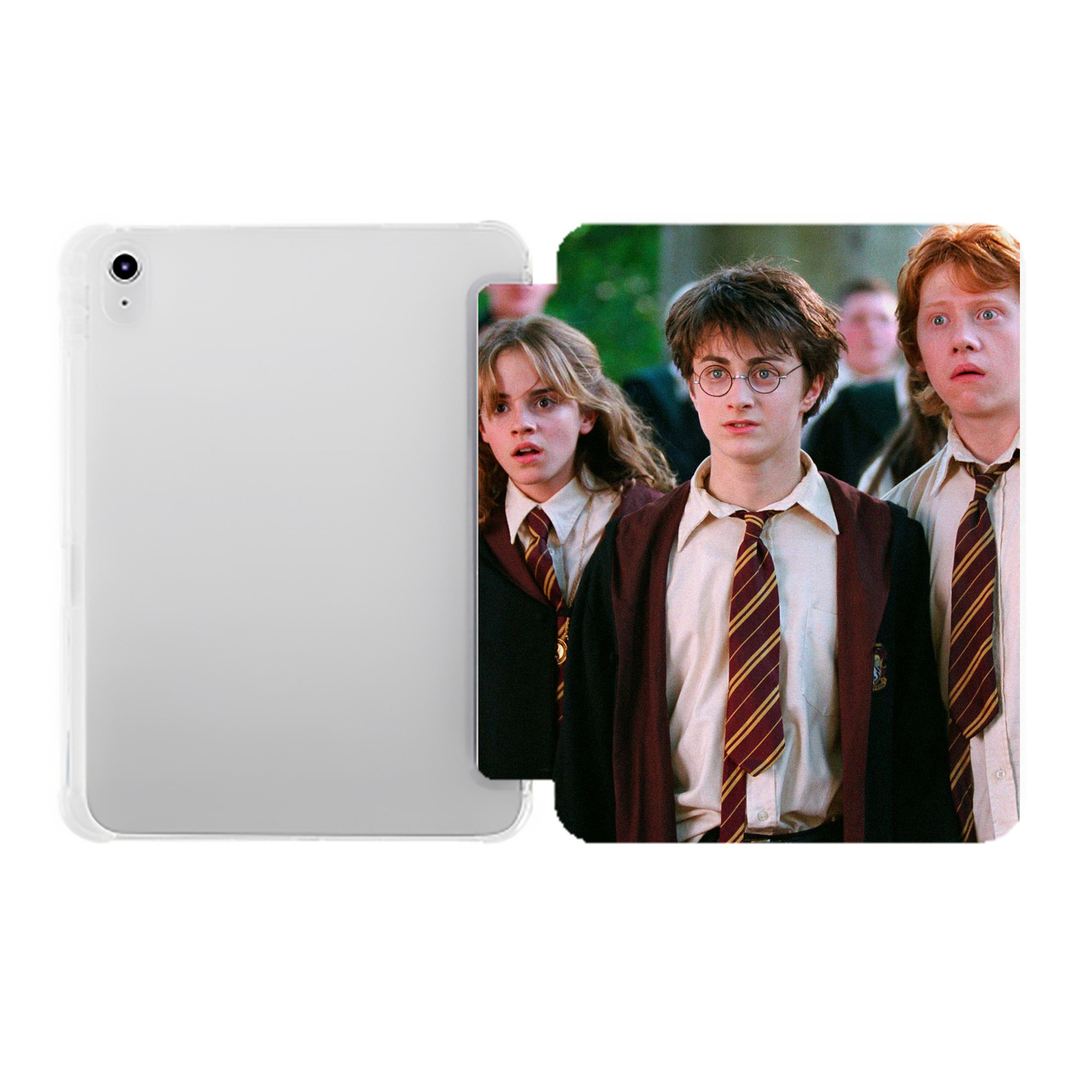（画像用） Harry Potter ハリー・ポッターシリーズ IPad ケース ペン収納付き 三つ折りスタンド PUレザー×シリコン 対応機種9.5/10.5/10.9インチ